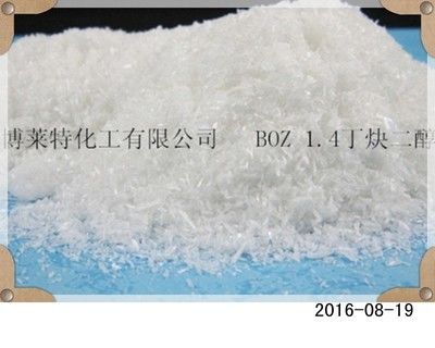 مُضيء الصفائح الأولية للنيكل BOZ ((2-Butyne-1,4-Diol) Cas 110-65-6 كريستال أبيض