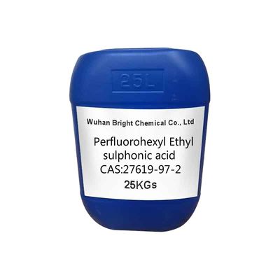 30 ٪ المواد السطحية السائلة غير الملونة Cas 27619-97-2 Perfluorohexyl Ethyl Sulphonic Acid 25KG / DRUM ، العينة المتاحة تحسين الرطوبة تقليل التوتر السطحي وتحسين أداء الواجهة THPFOS